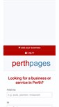 Mobile Screenshot of perthpages.co.uk